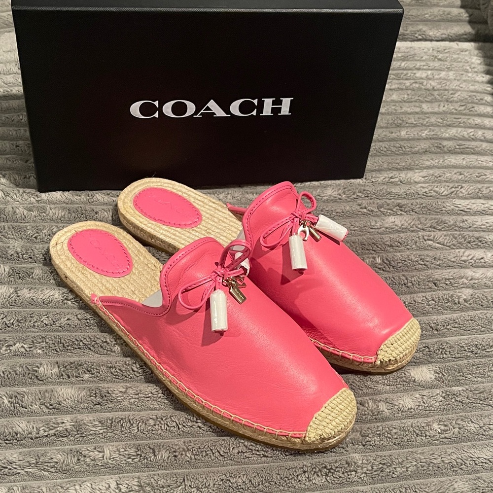 BRAND NEW Coach Pink Cassidy Espadrille